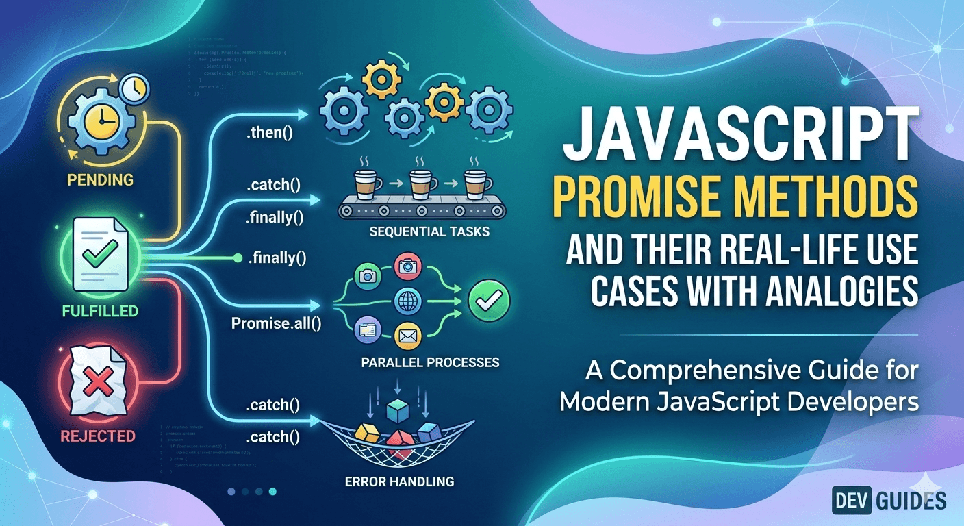 JavaScript Promise Methods and Their Real-Life Use Cases with Analogies